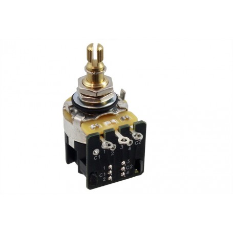 Potentiomètre guitare push pull CTS 250k log