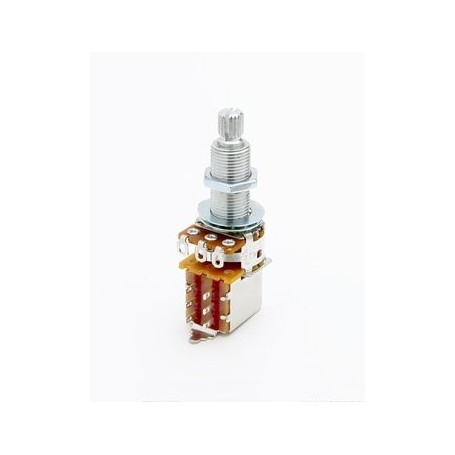 Potentiomètre guitare push pull long LesPaul 500k log