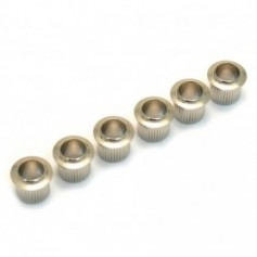 6 bushings mécaniques vintage 8,7mm nickel