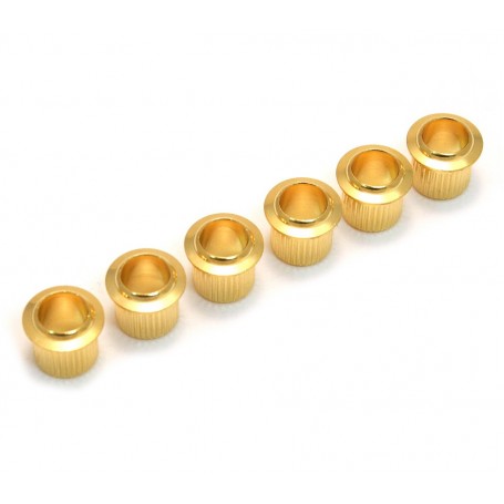 6 bushings mécaniques vintage 8,7mm doré