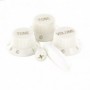 Kits 5 boutons Stratocaster blanc