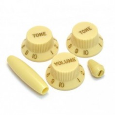 Kit 5 boutons US Stratocaster® vieux crème