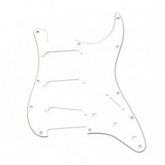 Stratocaster Pickguard SSS US 3 plis blanc