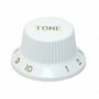 Bouton type Stratocaster tone blanc