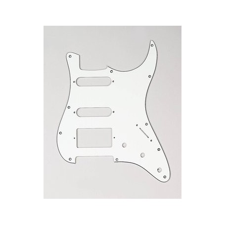 Plaque 1 micro double & 2 simples Stratocaster US vieux blanc