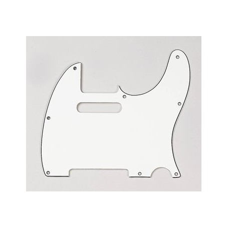 Plaque guitare Telecaster US vieux blanc