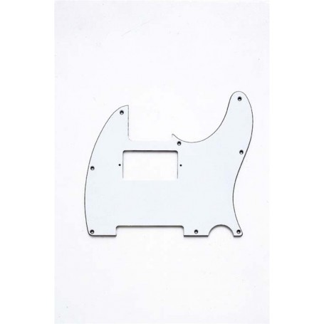 Plaque guitare Telecaster US humbucker blanche