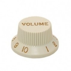 Bouton type Stratocaster® volume vieux blanc