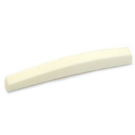 Sillet guitare os entaillé base courbe 43x6x3,2mm