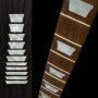 Sticker guitare touche type LesPaul standard blanc abalone