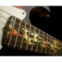 Sticker guitare touche flammes