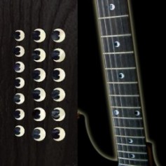 Sticker guitare touche croissant de lune dots 5/16" & 1/4"