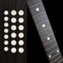 Sticker guitare touche dots 5/16" & 1/4" blanc abalone