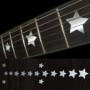Sticker guitare touche étoiles metal
