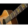 Sticker guitare signature touche Jerry Garcia jaune abalone