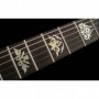 Sticker guitare signature touche Jerry Garcia blanc abalone
