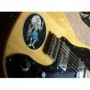 Sticker guitare signature Jerry Garcia dancing skeleton