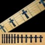 Sticker guitare signature Iommi croix noir pearl SG