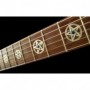 Sticker guitare signature pentagramme blanc abalone Kevin Bond