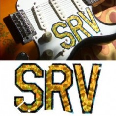 Sticker guitare signature logo pickguard Stratocaster® SRV