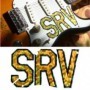 Sticker guitare signature logo pickguard Stratocaster SRV