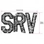 Sticker guitare signature logo pickguard Stratocaster® SRV