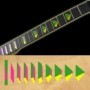 Sticker guitare signature pyramide vert jaune rose