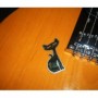 Petit sticker guitare rocat noir pearl