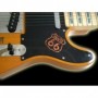 Petit sticker guitare route 66 rouge pearl