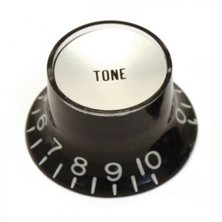 Bouton type SG US tone noir & chrome