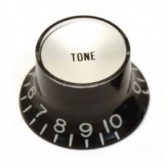 Bouton type SG US tone noir & chrome