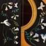 Grand sticker guitare assortiment Hummingbird bleu abalone