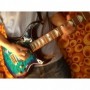 Grand sticker guitare dragon feu blanc abalone