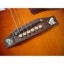 Sticker guitare chevalet papillon blanc abalone (2 pieces)