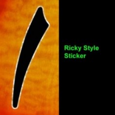 Sticker guitare ouie Ricky