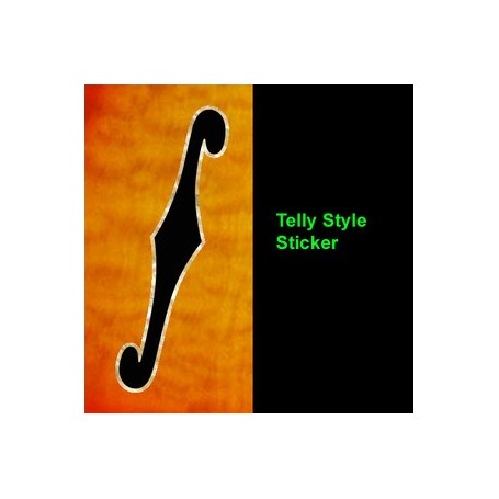 Sticker guitare ouie Telly