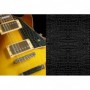 Sticker guitare texture crocodile noir