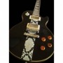 Sticker guitare texture serpent gris