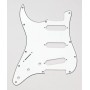 Plaque 3 micros simples Stratocaster® US vieux blanc gaucher