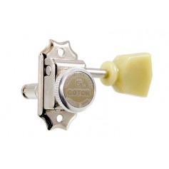 Mécaniques à blocage Gotoh SD90 3x3 vintage tulipe Lespaul® nickel