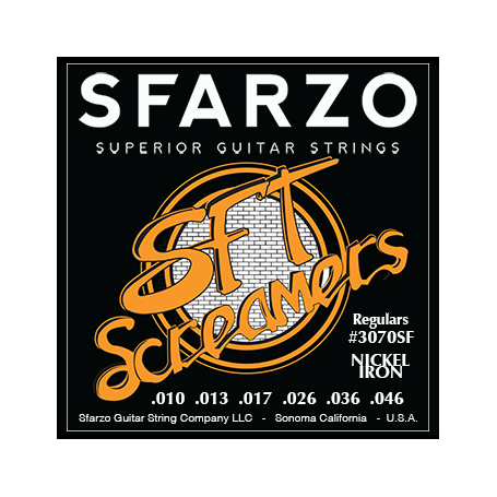 Cordes guitare électrique Sfarzo SFT regular 10-46