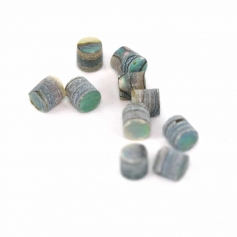 10 repères de touche green abalone 2mm