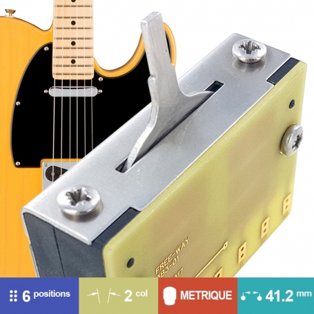 Sélecteur Telecaster Free Way Blade 6 positions