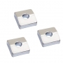 3 carrés pour sillet locknut Schaller 11.5x11.5 chrome