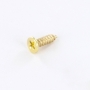 Lot 8 vis pour contours micros dorées 2.5x10mm