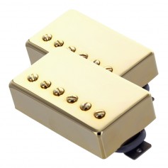 Set 2 micros humbucker Gn'B modèle rock doré