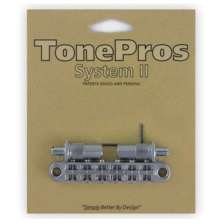 Chevalet Tonepros T3BT tune-o-matic Métrique chrome