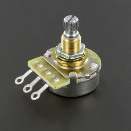 Potentiomètre guitare métrique 250k Lin Heavy Duty