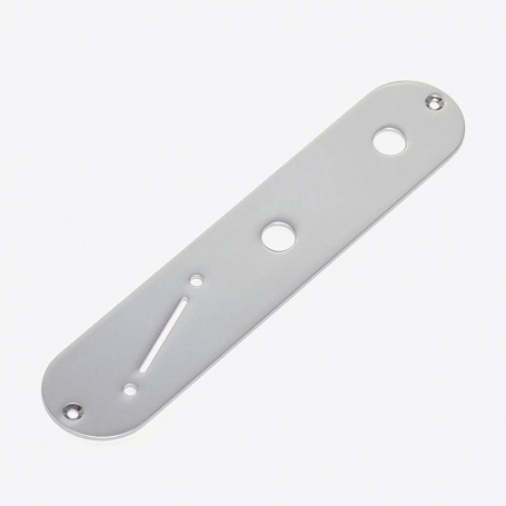 Plaque contrôle Telecaster incliné chrome (9.5mm)