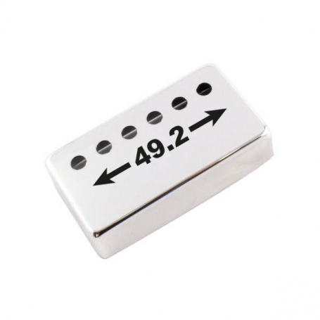 Capot humbucker silver nickel 6 trous 49,2mm nickel